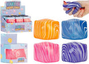 Marble Cube Squishy 5cm (Asst Colours) 12pk