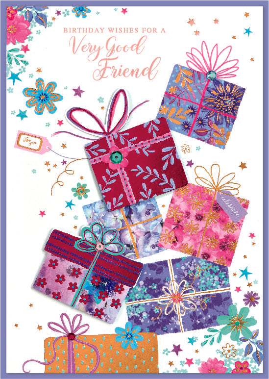 Isabel's Garden C50 Birthday Very Good Friend 6pk