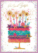 Isabel's Garden C50 Birthday Sister 6pk