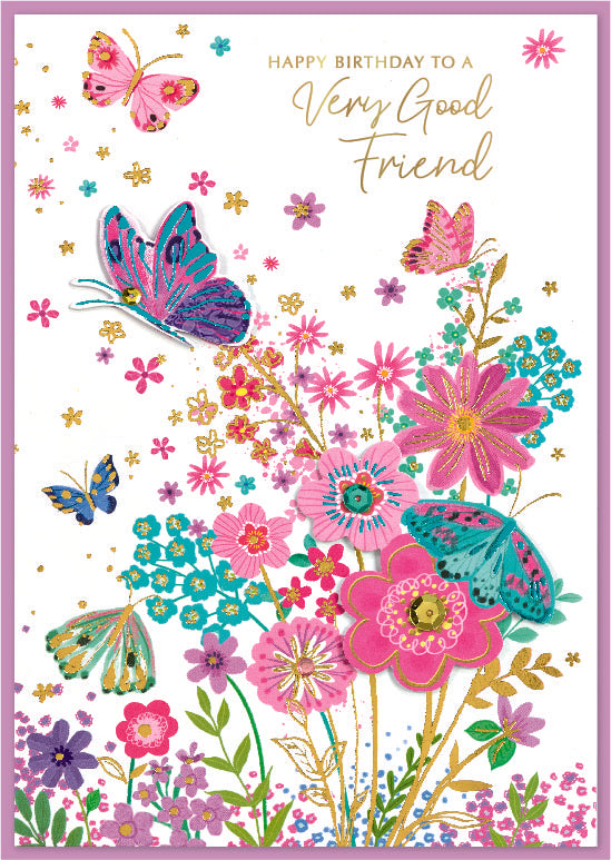 Isabel's Garden C50 Birthday Very Good Friend 6pk
