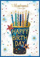 Isabel's Garden C50 Birthday Husband 6pk