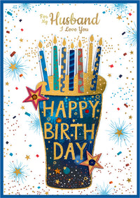 Isabel's Garden C50 Birthday Husband 6pk