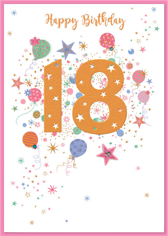 Isabel's Garden C50 Birthday Age 18 6pk