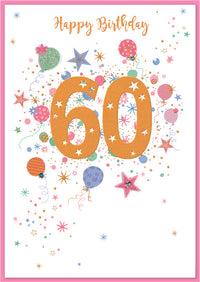 Isabel's Garden C50 Birthday Age 60 6pk