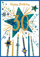 Isabel's Garden C50 Birthday Age 30 6pk
