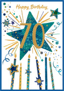 Isabel's Garden C50 Birthday Age 70 6pk