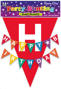 Simon Elvin Happy Birthday Bunting 12ft