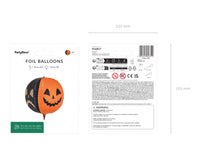 PartyDeco Scary Pumpkin 20" Foil Balloon