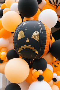 PartyDeco Scary Pumpkin 20" Foil Balloon