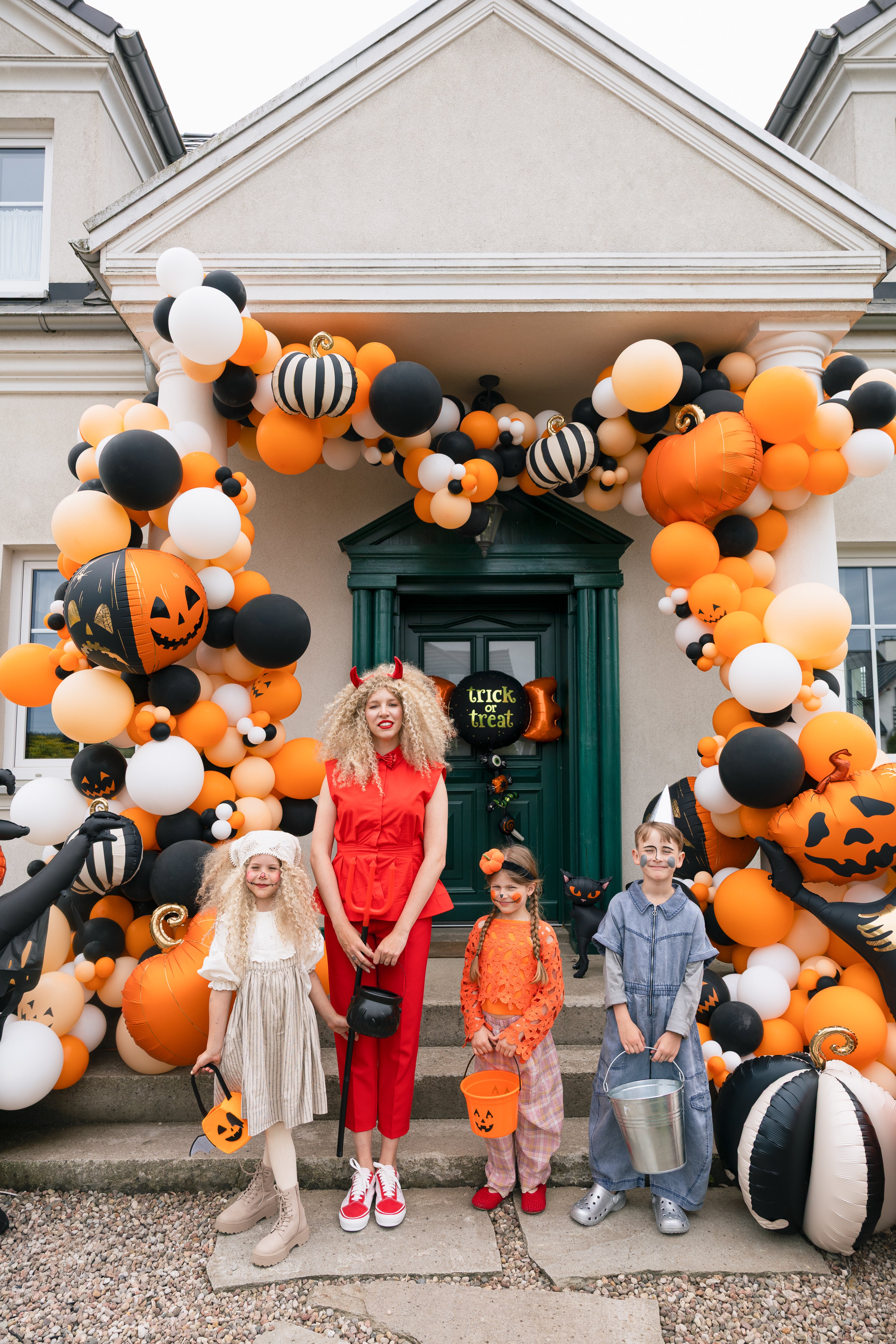 PartyDeco Scary Pumpkin 20" Foil Balloon