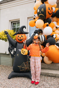 PartyDeco Scary Pumpkin 20" Foil Balloon