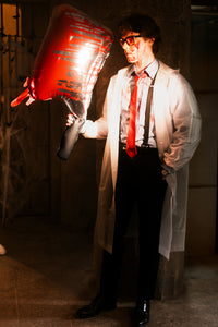 PartyDeco Cleaver With Blood 35" Foil Balloon