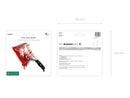 PartyDeco Cleaver With Blood 35" Foil Balloon