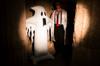 PartyDeco Standing Ghost 65" Air Fill Foil Balloon
