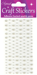 Eleganza Pearl Stickers Ivory 3mm-6mm 136pcs