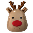 Reindeer Head 30" Foil Balloon