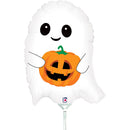 Grabo Cute Lil' Ghost 14" Air Fill Foil Balloon