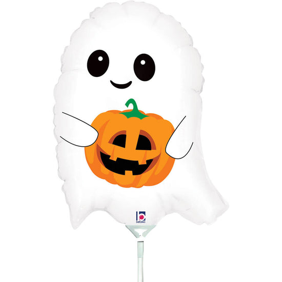 Grabo Cute Lil' Ghost 14" Air Fill Foil Balloon