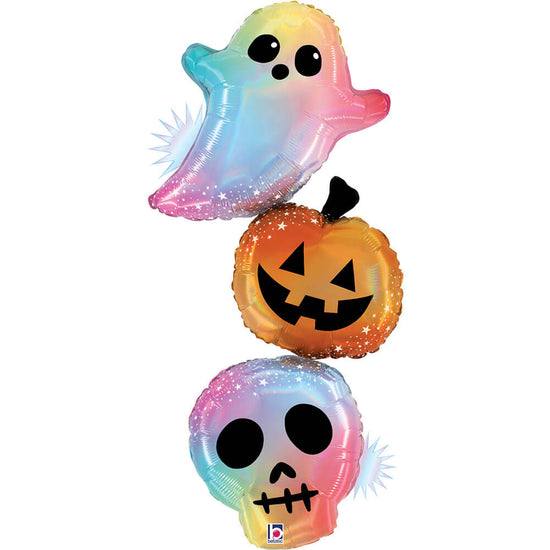 Grabo Opal Pastel Halloween Trio 41" Foil Balloon
