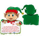 Grabo Christmas Elf 28" Foil Balloon
