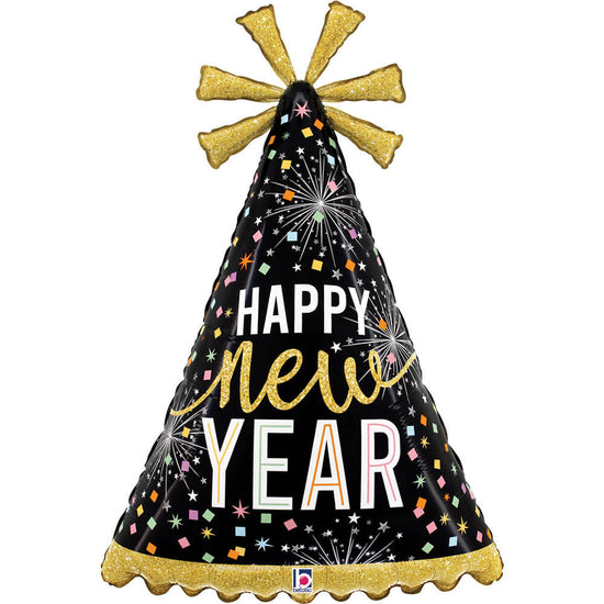 Grabo New Year Party Hat 32" Foil Balloon