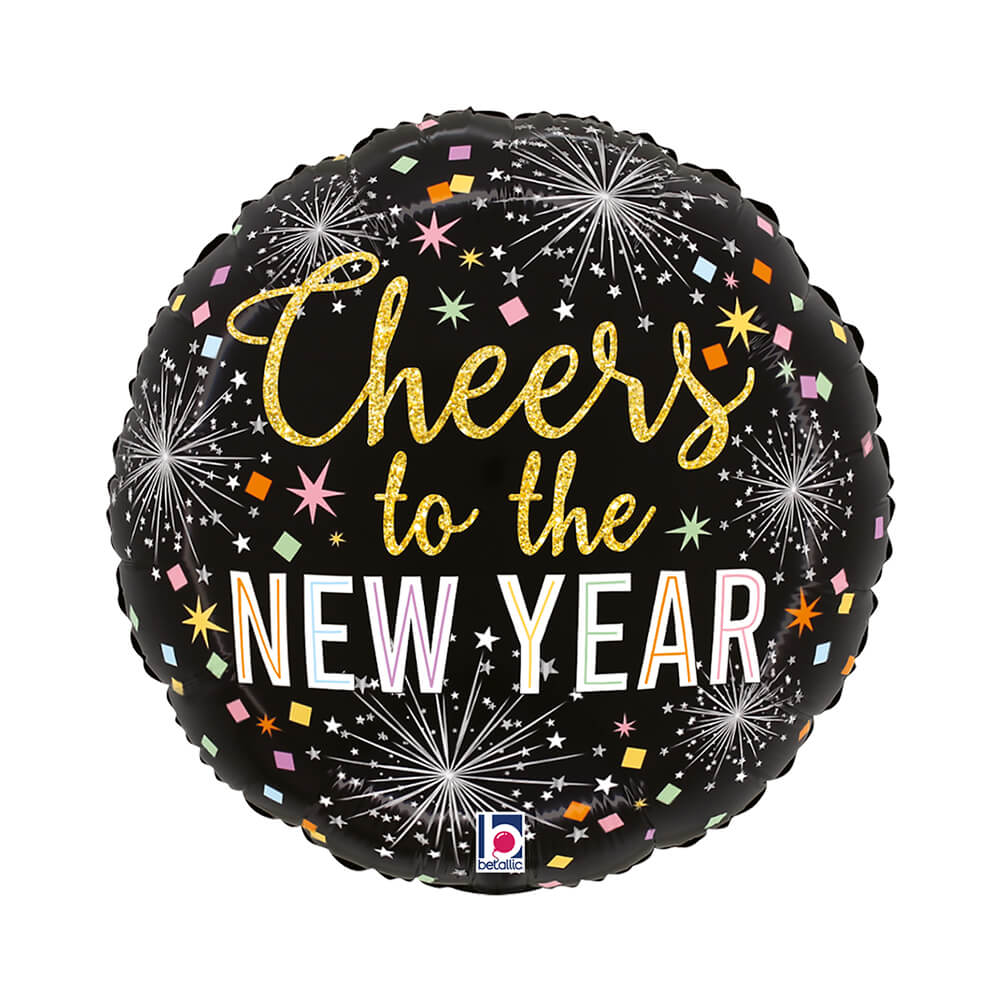 Grabo Cheers To New Year 18" Foil Balloon