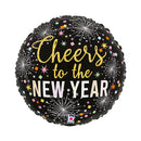 Grabo Cheers To New Year 18" Foil Balloon