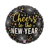 Grabo Cheers To New Year 18" Foil Balloon