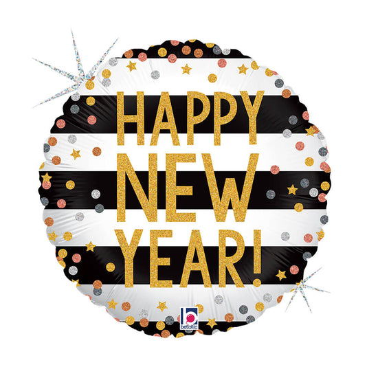 Grabo New Year Confetti 18" Foil Balloon