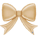 Grabo White Gold Bow 41" Foil Balloon