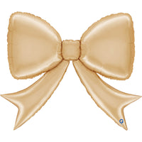 Grabo White Gold Bow 41" Foil Balloon