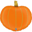 Grabo Orange Pumpkin 16" Foil Balloon