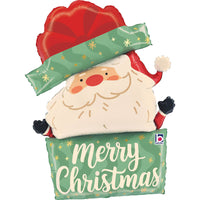 Grabo Timeless Christmas Santa 33" Foil Balloon