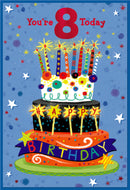 Simon Elvin C50 Birthday Age 8 6pk