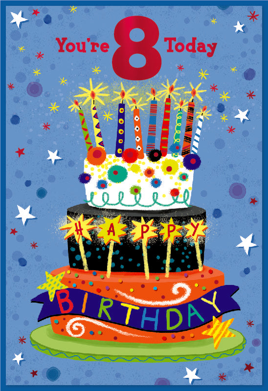 Simon Elvin C50 Birthday Age 8 6pk