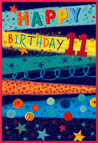 Simon Elvin C50 Birthday Age 11 6pk