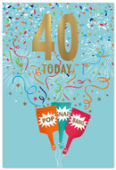 Simon Elvin C50 Birthday Age 40 6pk