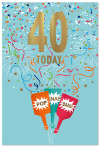 Simon Elvin C50 Birthday Age 40 6pk