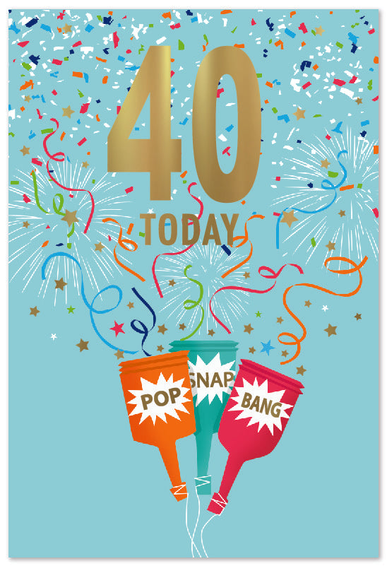 Simon Elvin C50 Birthday Age 40 6pk