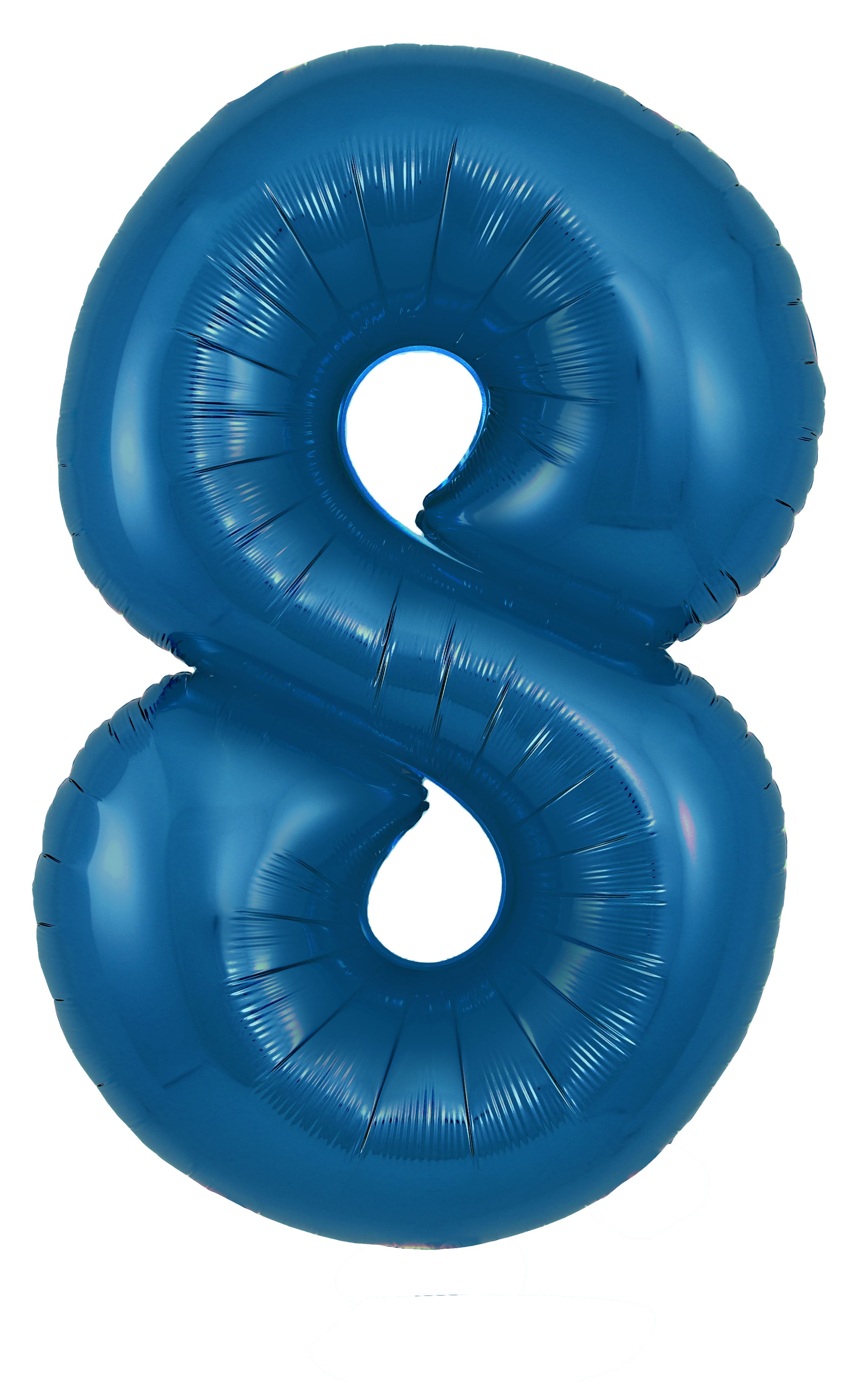 Oaktree Foil Balloon Metallic Navy 34" Number 8