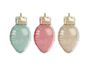 Christmas Lights Red Green & Gold 21" Foil 3pk