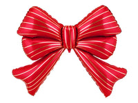 PartyDeco Red Bow 54" Foil Balloon