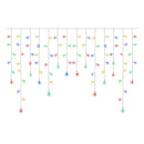 LED Timer Icicle Curtain Lights Multicolour