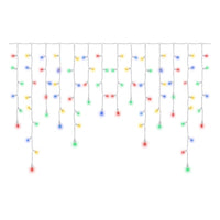 LED Timer Icicle Curtain Lights Multicolour
