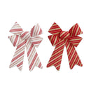 Candy Stripes Glitter Bow (Design May Vary)