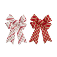 Candy Stripes Glitter Bow (Design May Vary)