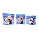 Gift Box Cute Santa Large Set of 3