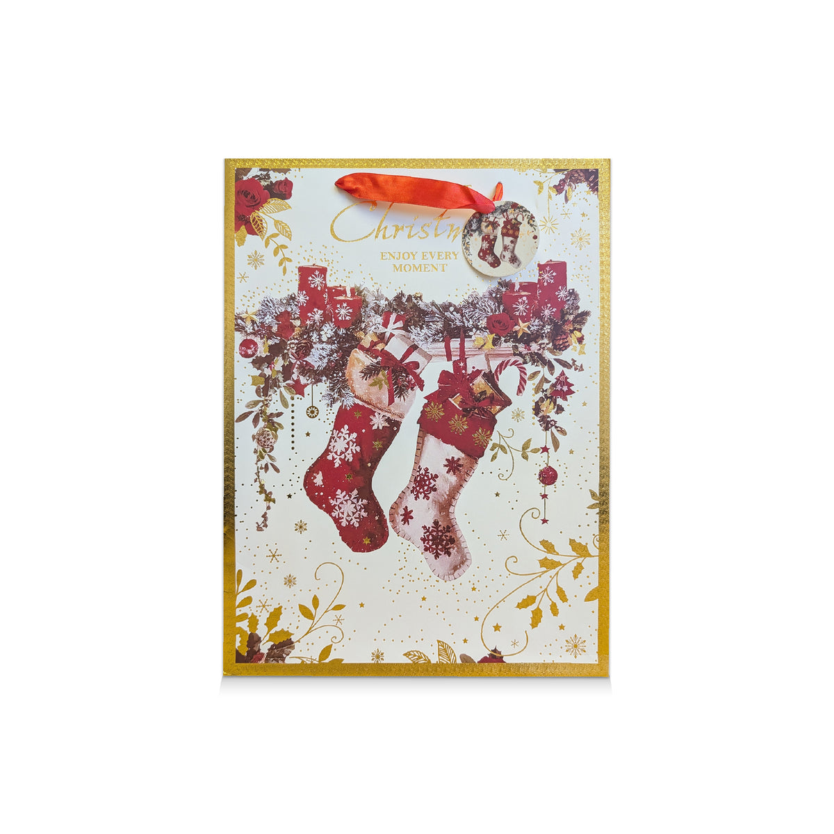 Gift Bag Hanging Stockings Large 6pk