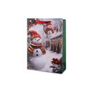 Snowman Gift Bag Medium 6pk