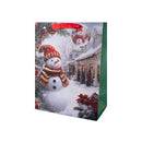 Snowman Gift Bag Large 6pk
